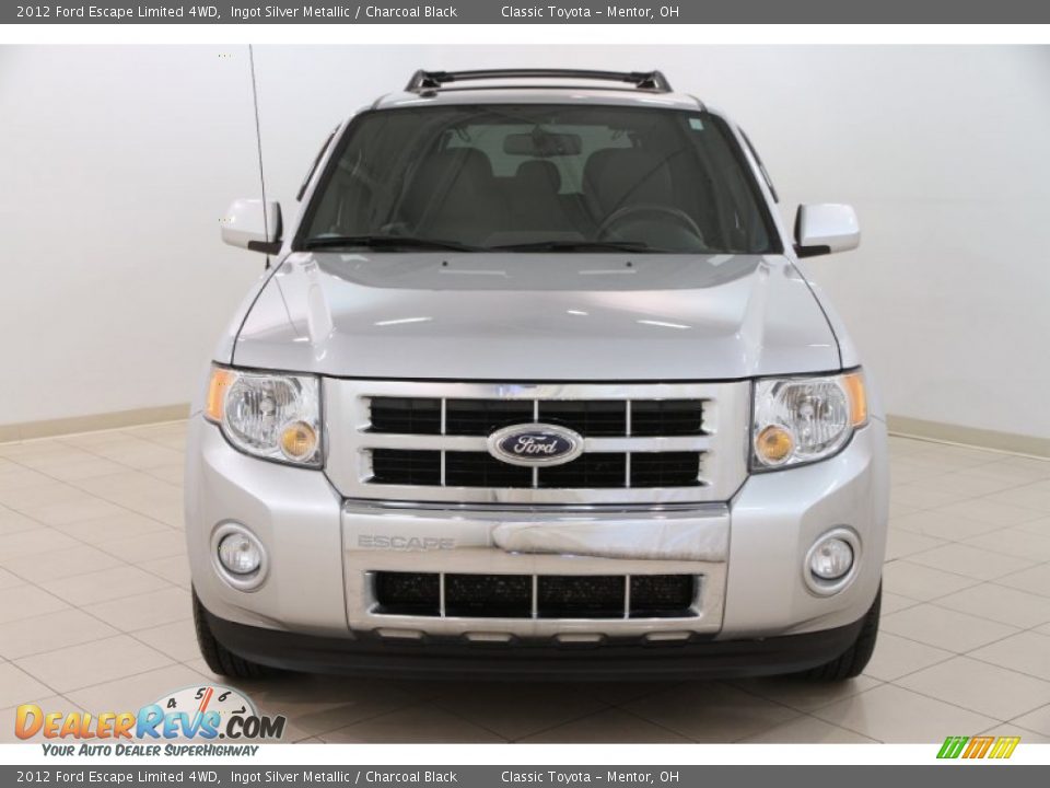 2012 Ford Escape Limited 4WD Ingot Silver Metallic / Charcoal Black Photo #2