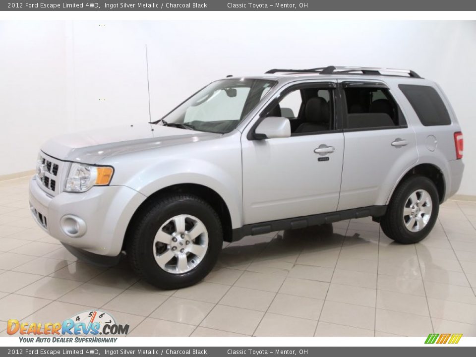 2012 Ford Escape Limited 4WD Ingot Silver Metallic / Charcoal Black Photo #3