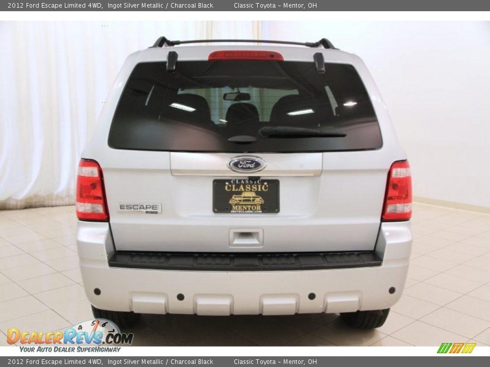 2012 Ford Escape Limited 4WD Ingot Silver Metallic / Charcoal Black Photo #15