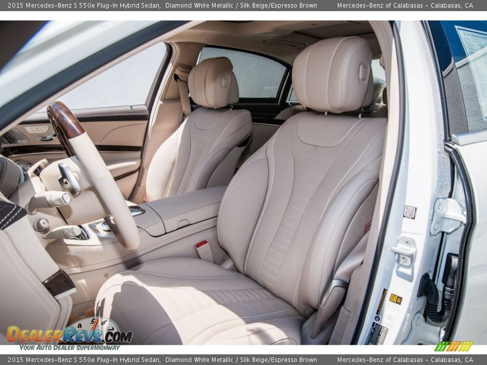 Front Seat of 2015 Mercedes-Benz S 550e Plug-In Hybrid Sedan Photo #3
