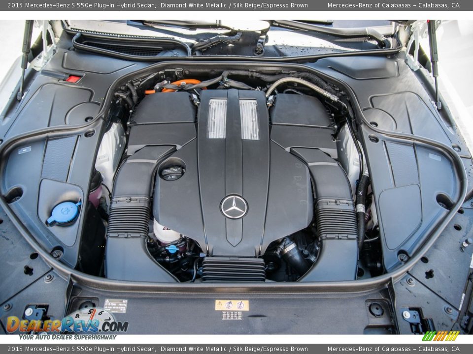 2015 Mercedes-Benz S 550e Plug-In Hybrid Sedan 3.0 Liter biturbo DI DOHC 24-Valve VVT V6 Gasoline/Hybrid Electric Engine Photo #10