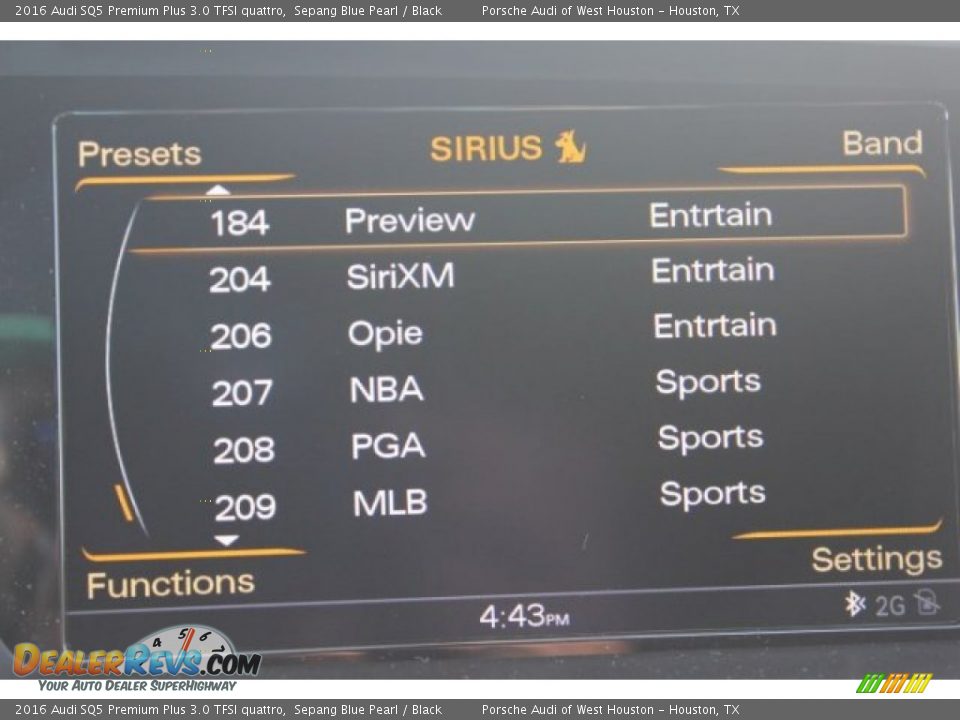 2016 Audi SQ5 Premium Plus 3.0 TFSI quattro Sepang Blue Pearl / Black Photo #23
