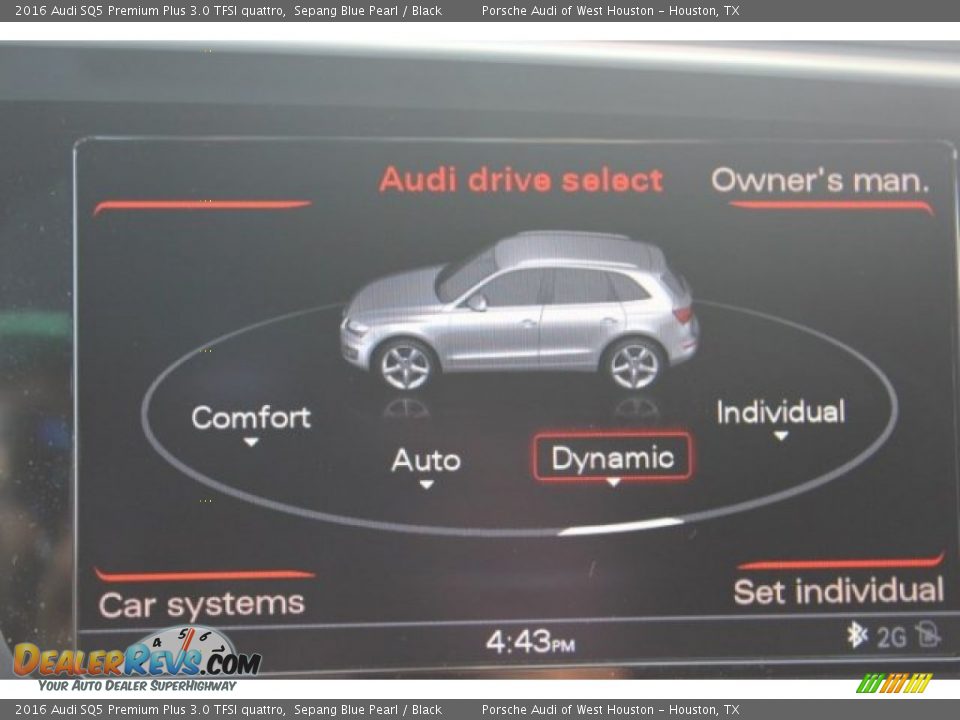 2016 Audi SQ5 Premium Plus 3.0 TFSI quattro Sepang Blue Pearl / Black Photo #25