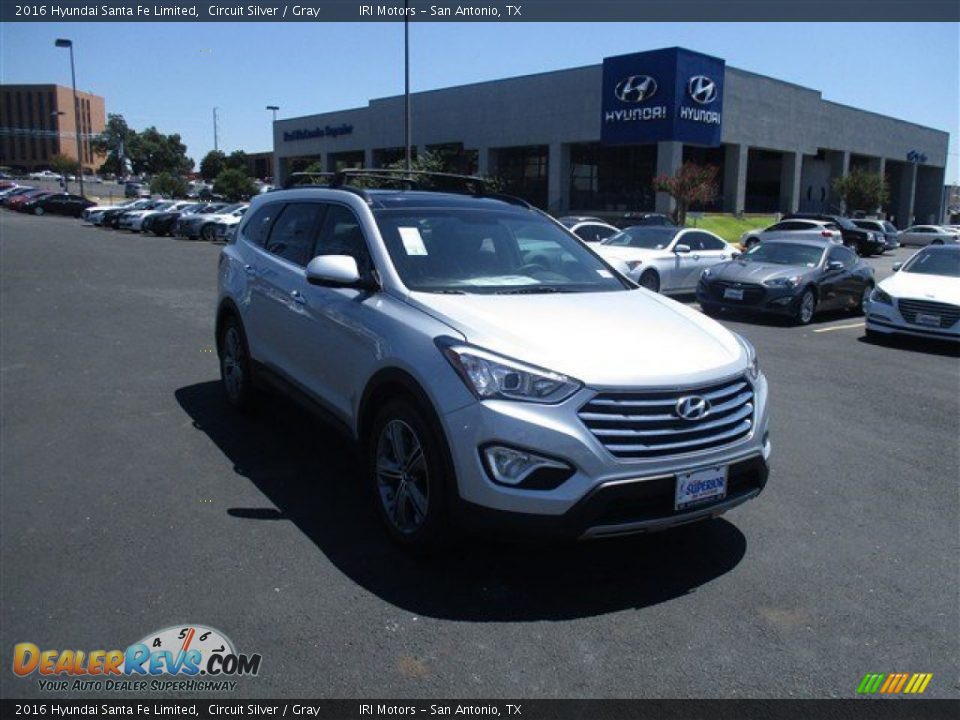 2016 Hyundai Santa Fe Limited Circuit Silver / Gray Photo #1