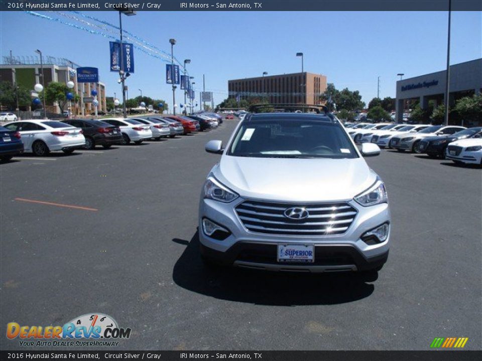 2016 Hyundai Santa Fe Limited Circuit Silver / Gray Photo #2
