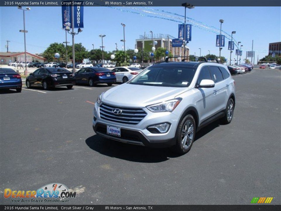 2016 Hyundai Santa Fe Limited Circuit Silver / Gray Photo #3