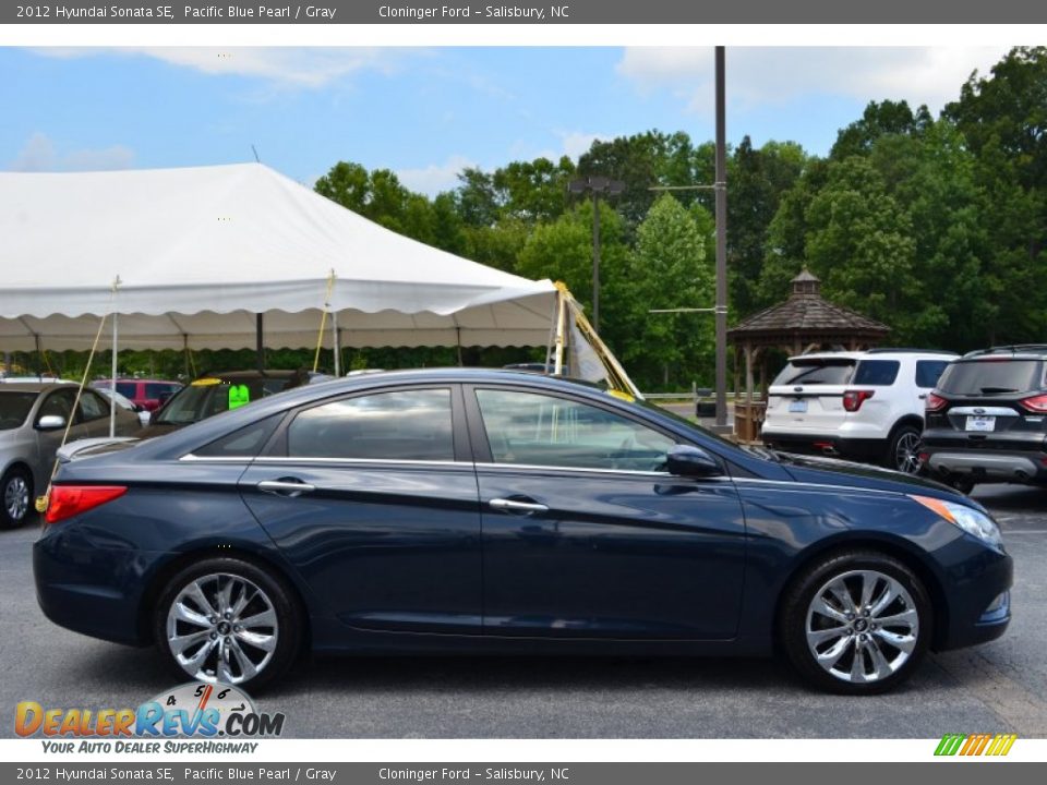 2012 Hyundai Sonata SE Pacific Blue Pearl / Gray Photo #2