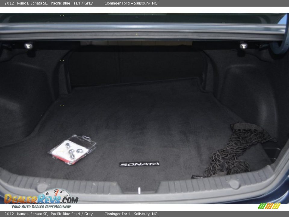 2012 Hyundai Sonata SE Pacific Blue Pearl / Gray Photo #14