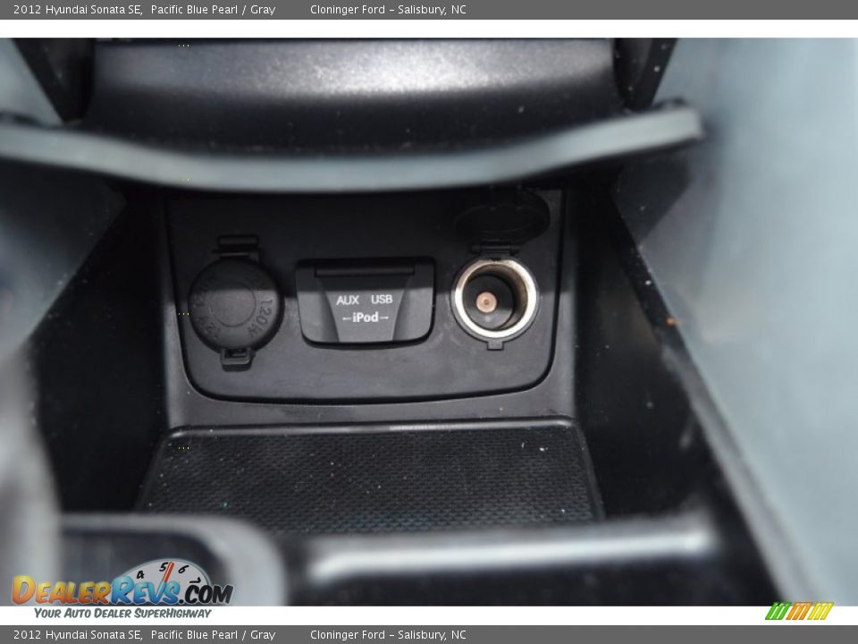 2012 Hyundai Sonata SE Pacific Blue Pearl / Gray Photo #18