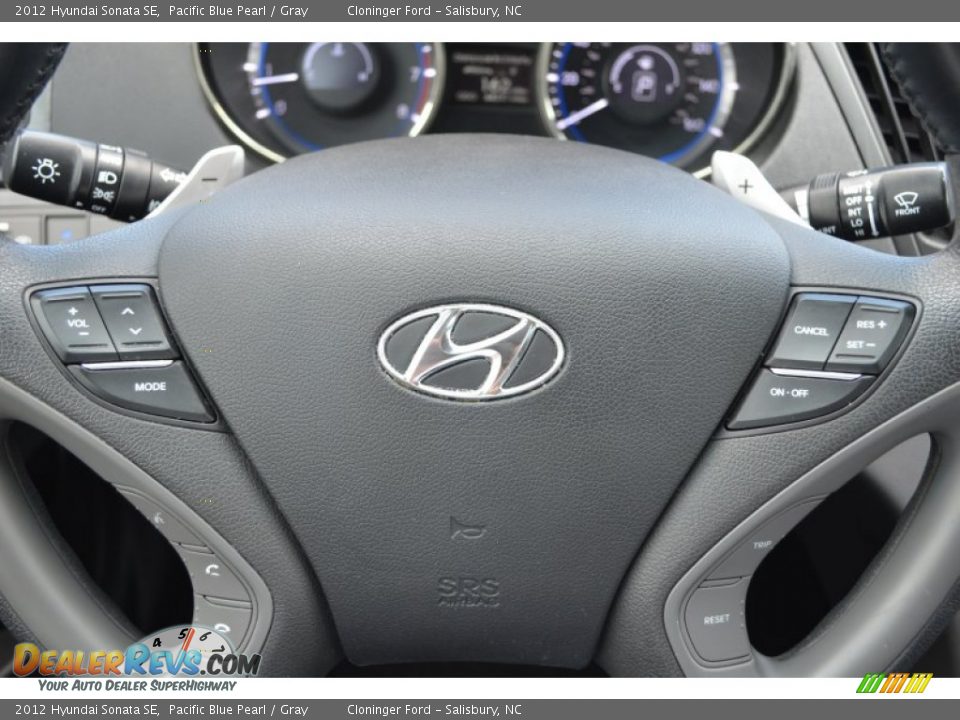2012 Hyundai Sonata SE Pacific Blue Pearl / Gray Photo #20