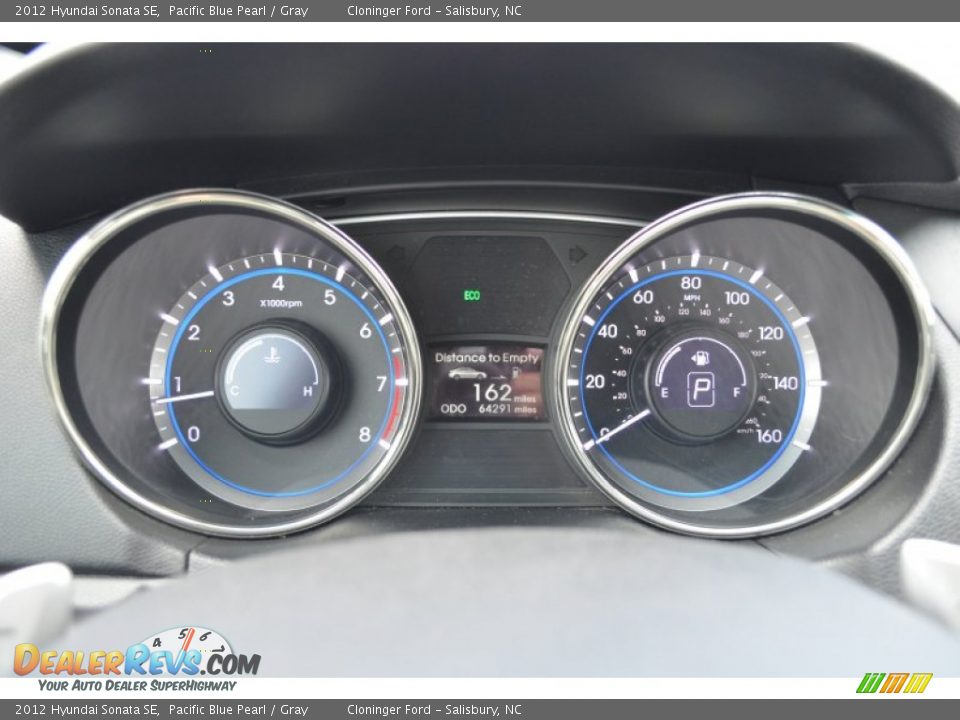 2012 Hyundai Sonata SE Pacific Blue Pearl / Gray Photo #21