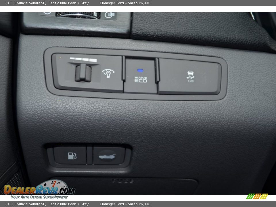 2012 Hyundai Sonata SE Pacific Blue Pearl / Gray Photo #22
