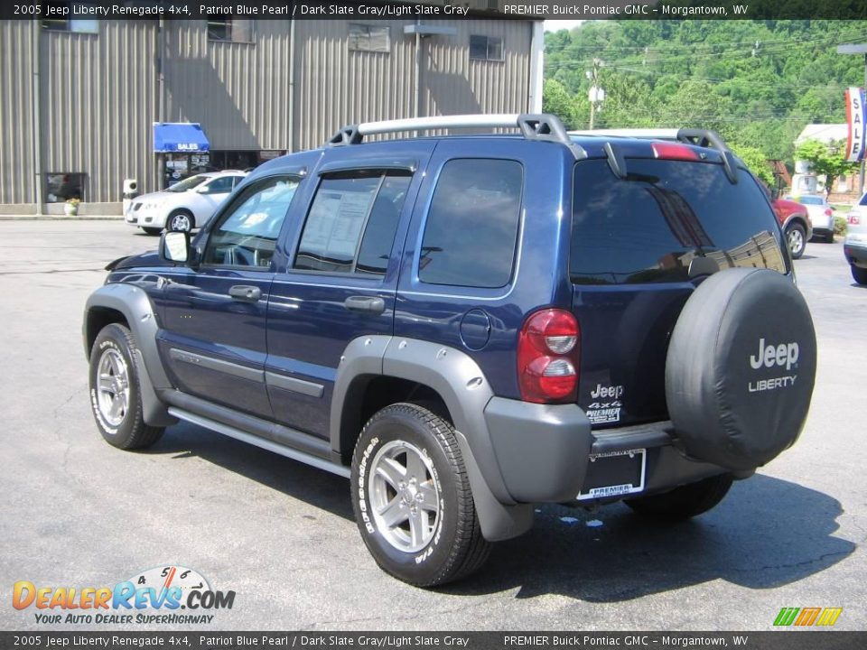 2005 Jeep Liberty Renegade 4x4 Patriot Blue Pearl / Dark Slate Gray/Light Slate Gray Photo #5