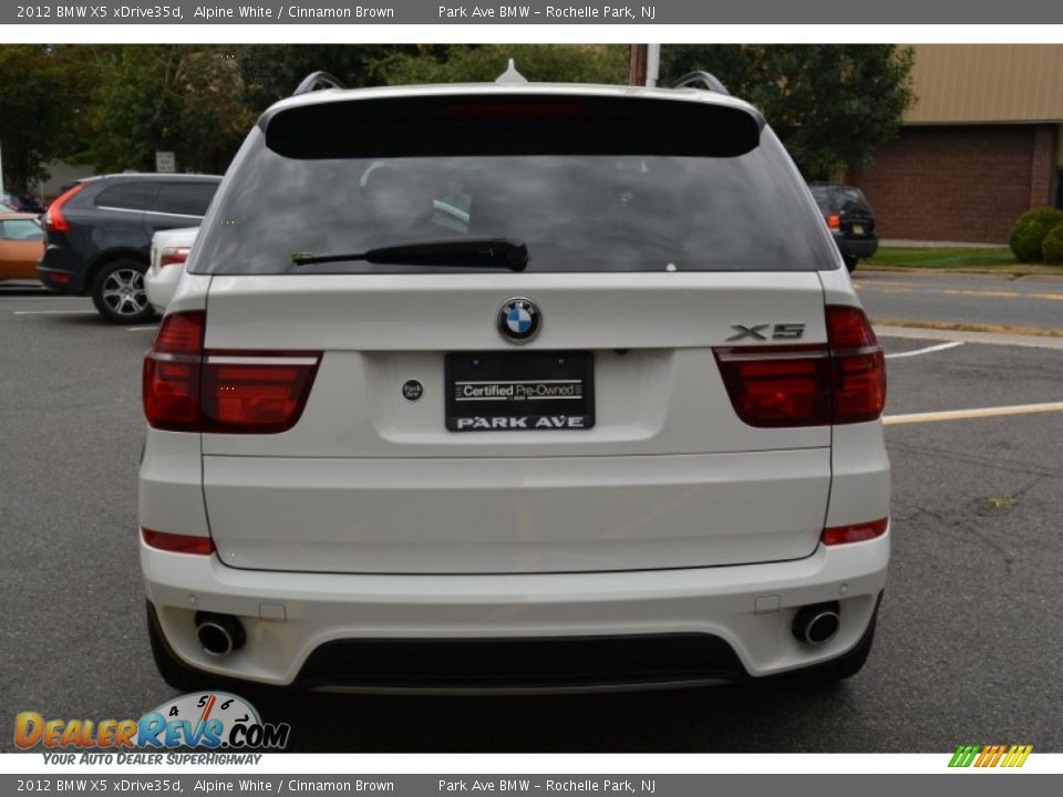 2012 BMW X5 xDrive35d Alpine White / Cinnamon Brown Photo #4