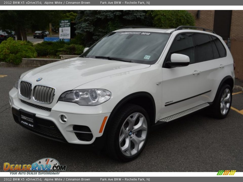 2012 BMW X5 xDrive35d Alpine White / Cinnamon Brown Photo #6