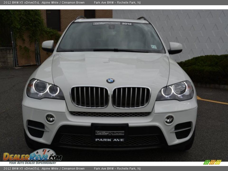 2012 BMW X5 xDrive35d Alpine White / Cinnamon Brown Photo #7