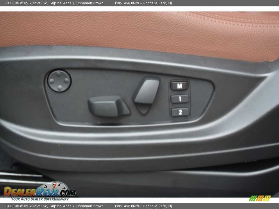2012 BMW X5 xDrive35d Alpine White / Cinnamon Brown Photo #12