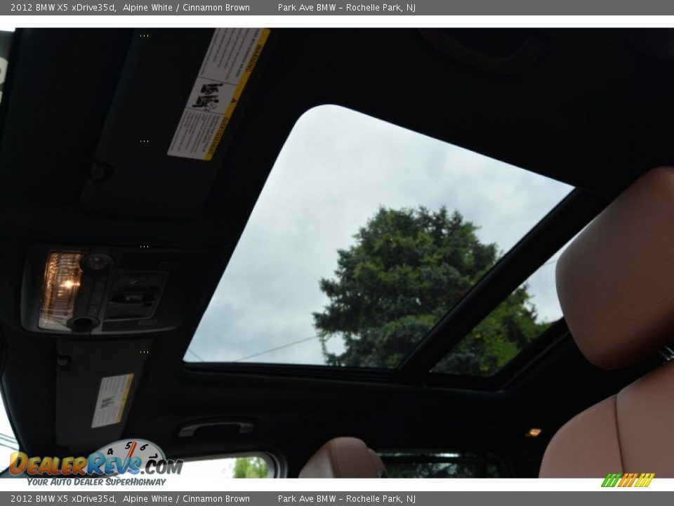 2012 BMW X5 xDrive35d Alpine White / Cinnamon Brown Photo #14
