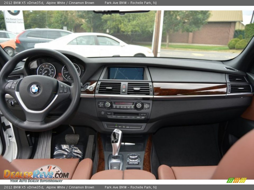 2012 BMW X5 xDrive35d Alpine White / Cinnamon Brown Photo #15