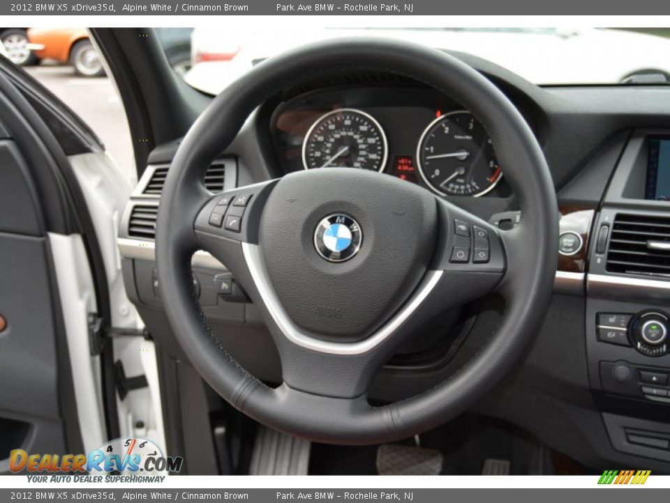 2012 BMW X5 xDrive35d Alpine White / Cinnamon Brown Photo #18