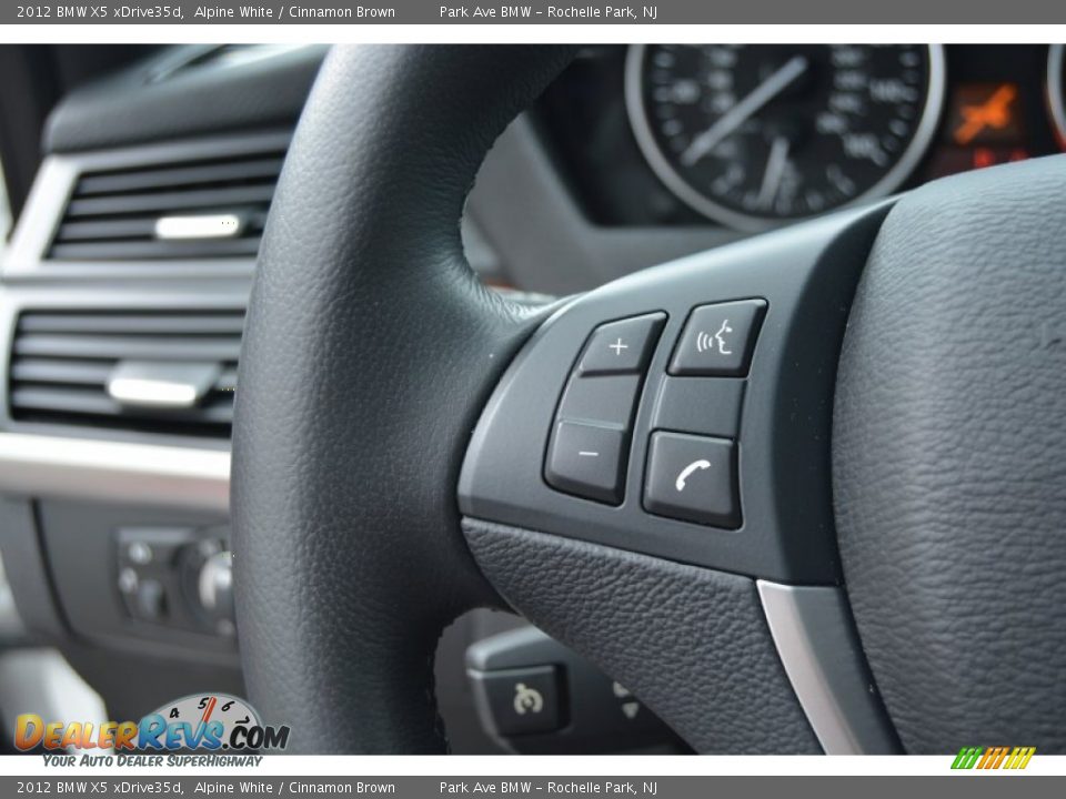 2012 BMW X5 xDrive35d Alpine White / Cinnamon Brown Photo #19