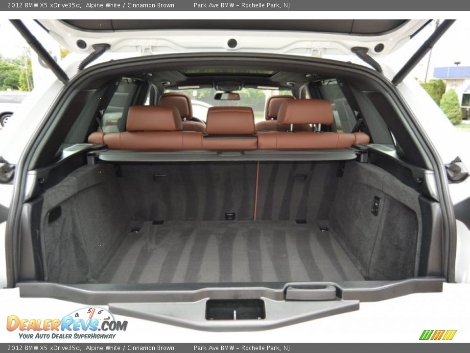 2012 BMW X5 xDrive35d Alpine White / Cinnamon Brown Photo #22