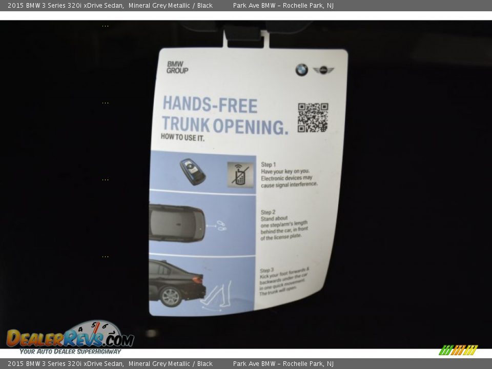 2015 BMW 3 Series 320i xDrive Sedan Mineral Grey Metallic / Black Photo #23