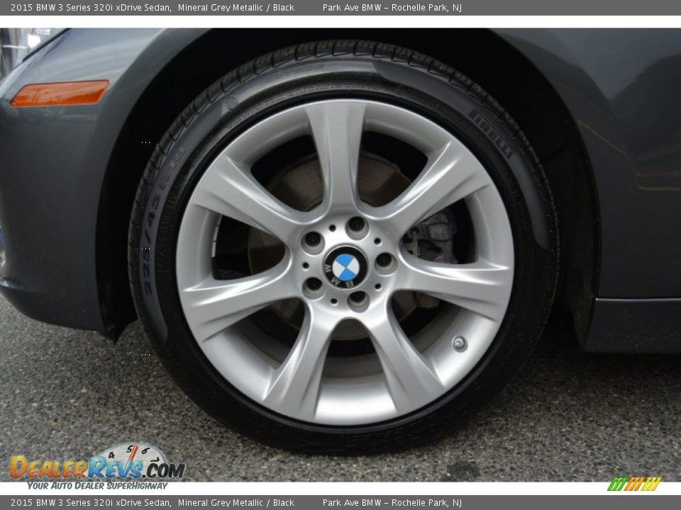 2015 BMW 3 Series 320i xDrive Sedan Mineral Grey Metallic / Black Photo #33
