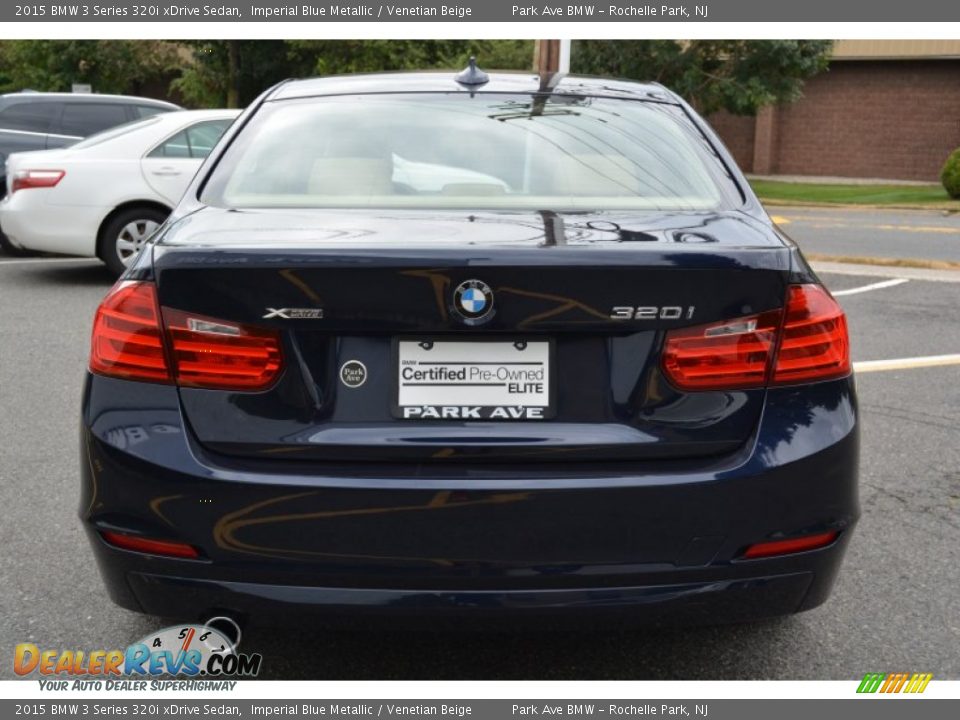 2015 BMW 3 Series 320i xDrive Sedan Imperial Blue Metallic / Venetian Beige Photo #4