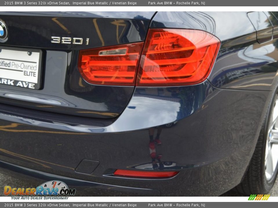 2015 BMW 3 Series 320i xDrive Sedan Imperial Blue Metallic / Venetian Beige Photo #24