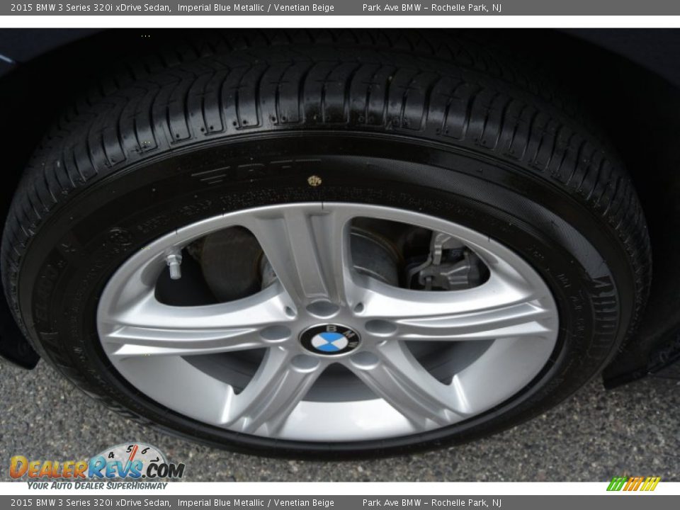 2015 BMW 3 Series 320i xDrive Sedan Imperial Blue Metallic / Venetian Beige Photo #34