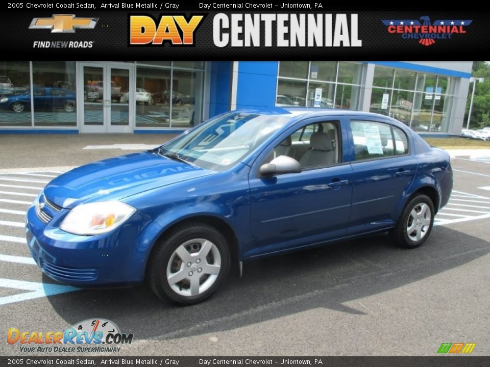 2005 Chevrolet Cobalt Sedan Arrival Blue Metallic / Gray Photo #1