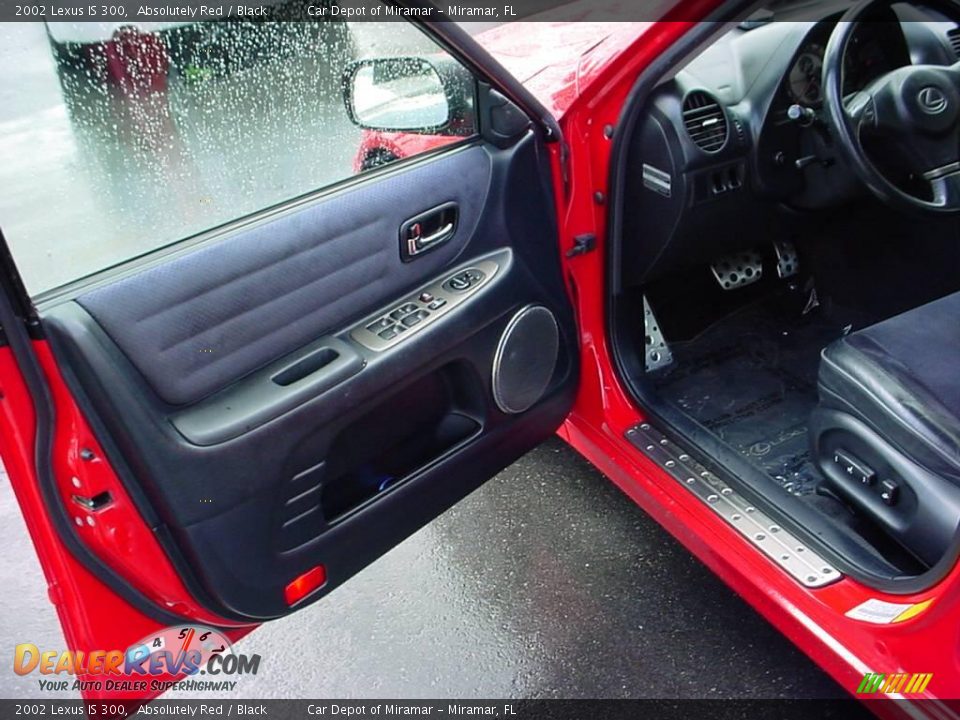 2002 Lexus IS 300 Absolutely Red / Black Photo #9