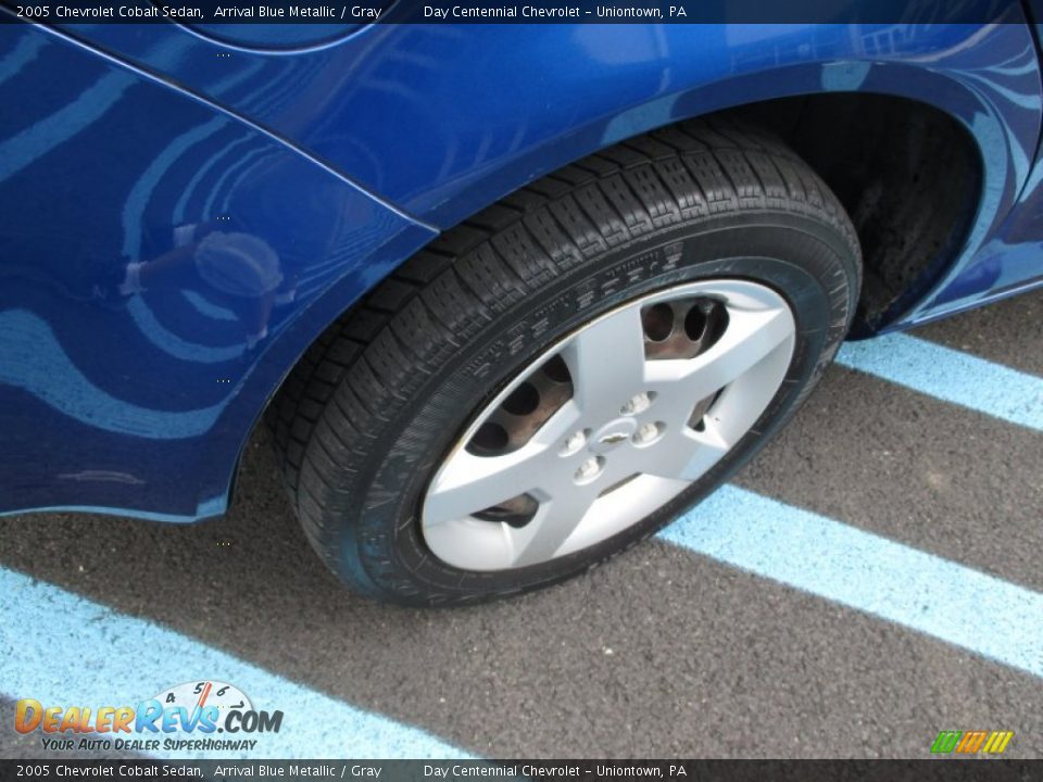 2005 Chevrolet Cobalt Sedan Arrival Blue Metallic / Gray Photo #8