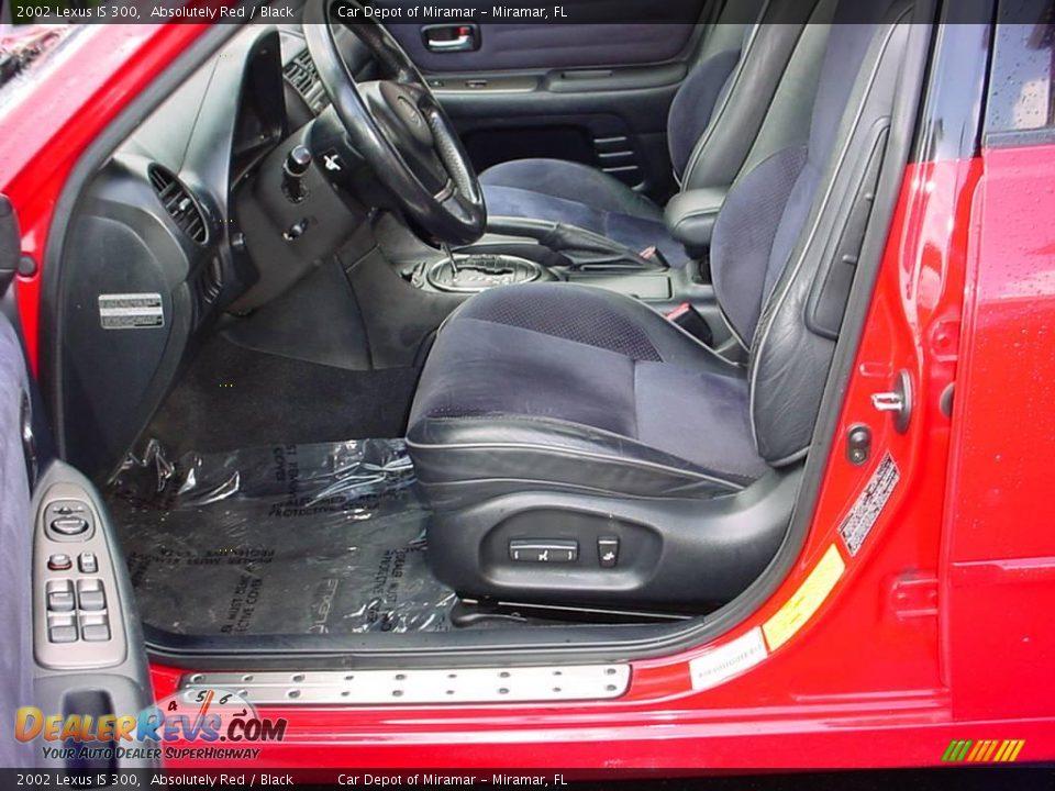 2002 Lexus IS 300 Absolutely Red / Black Photo #10
