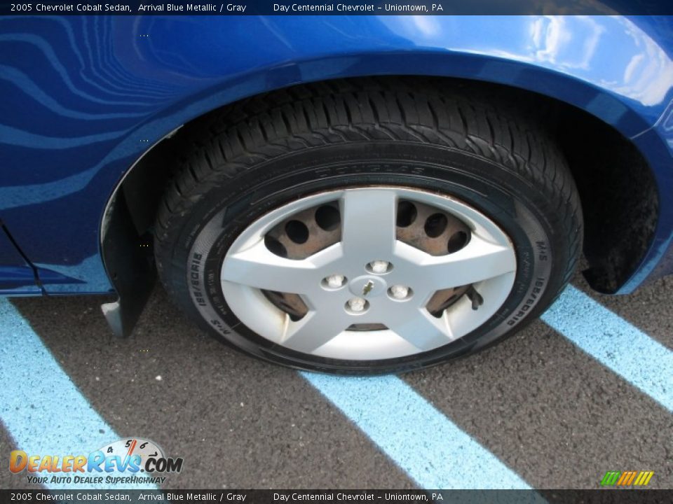 2005 Chevrolet Cobalt Sedan Arrival Blue Metallic / Gray Photo #10