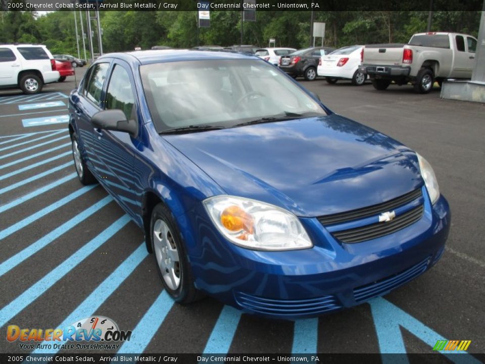 2005 Chevrolet Cobalt Sedan Arrival Blue Metallic / Gray Photo #11