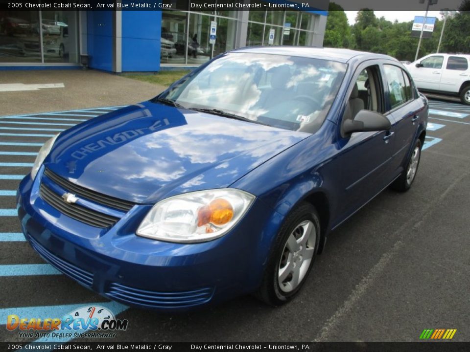 2005 Chevrolet Cobalt Sedan Arrival Blue Metallic / Gray Photo #13