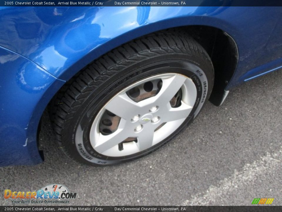 2005 Chevrolet Cobalt Sedan Arrival Blue Metallic / Gray Photo #14