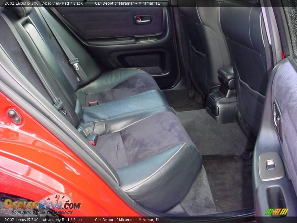 2002 Lexus IS 300 Absolutely Red / Black Photo #12