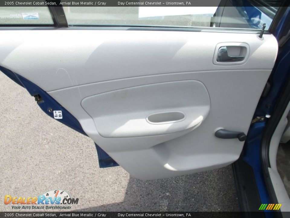 2005 Chevrolet Cobalt Sedan Arrival Blue Metallic / Gray Photo #22