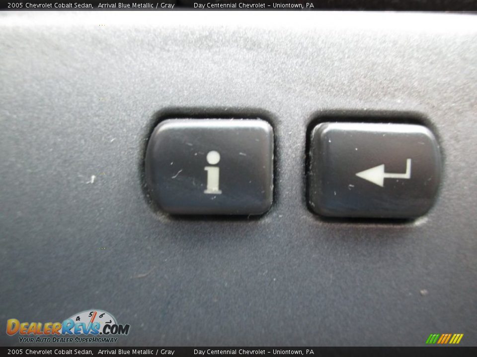 2005 Chevrolet Cobalt Sedan Arrival Blue Metallic / Gray Photo #36