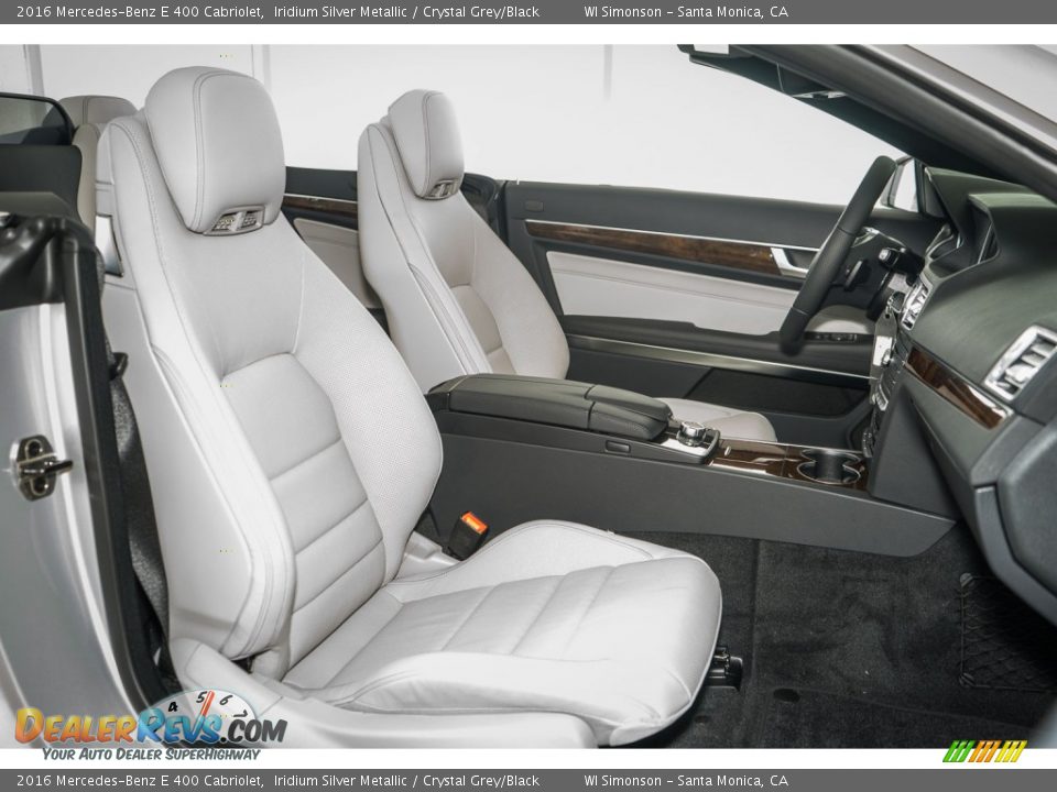 Crystal Grey/Black Interior - 2016 Mercedes-Benz E 400 Cabriolet Photo #2