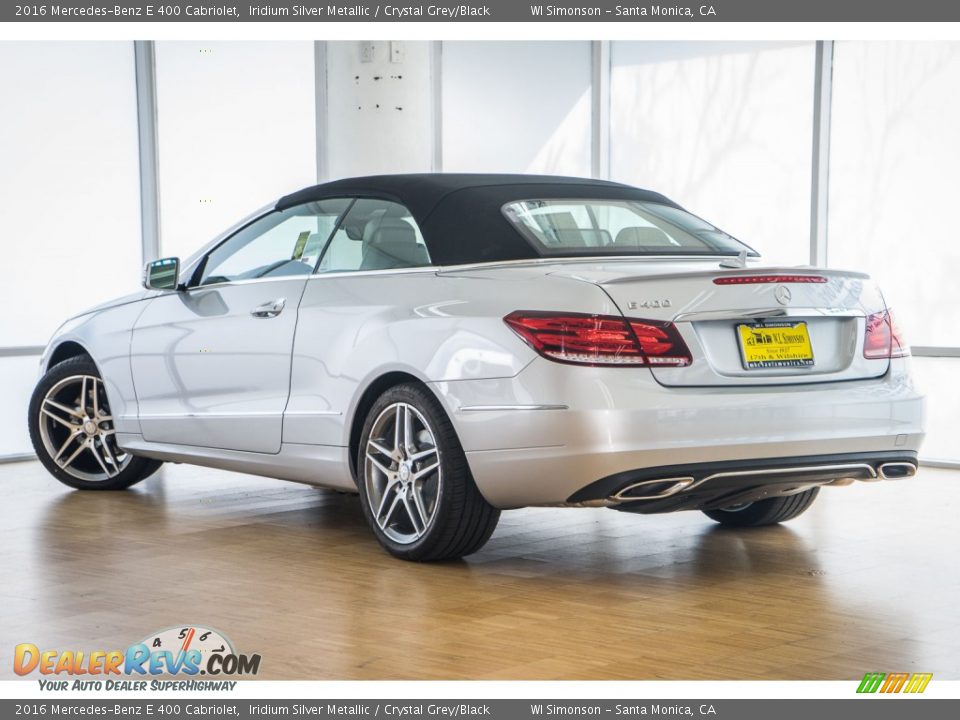 2016 Mercedes-Benz E 400 Cabriolet Iridium Silver Metallic / Crystal Grey/Black Photo #3