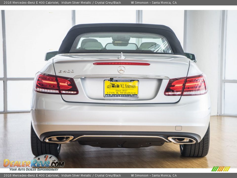 2016 Mercedes-Benz E 400 Cabriolet Iridium Silver Metallic / Crystal Grey/Black Photo #4