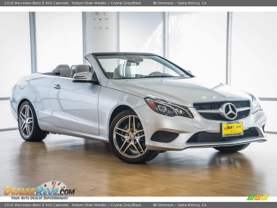 2016 Mercedes-Benz E 400 Cabriolet Iridium Silver Metallic / Crystal Grey/Black Photo #12