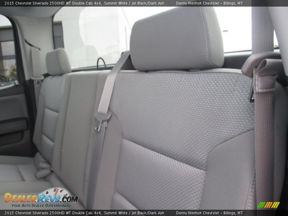 2015 Chevrolet Silverado 2500HD WT Double Cab 4x4 Summit White / Jet Black/Dark Ash Photo #10