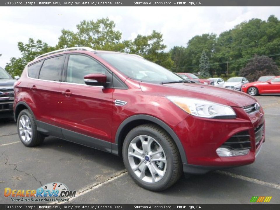Ruby Red Metallic 2016 Ford Escape Titanium 4WD Photo #1