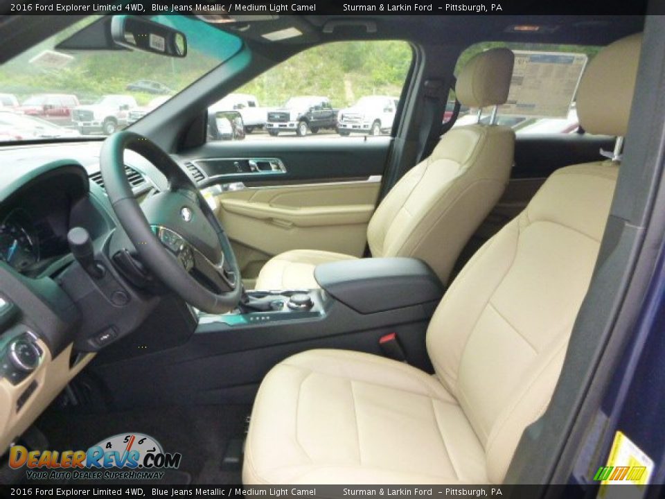 Front Seat of 2016 Ford Explorer Limited 4WD Photo #8