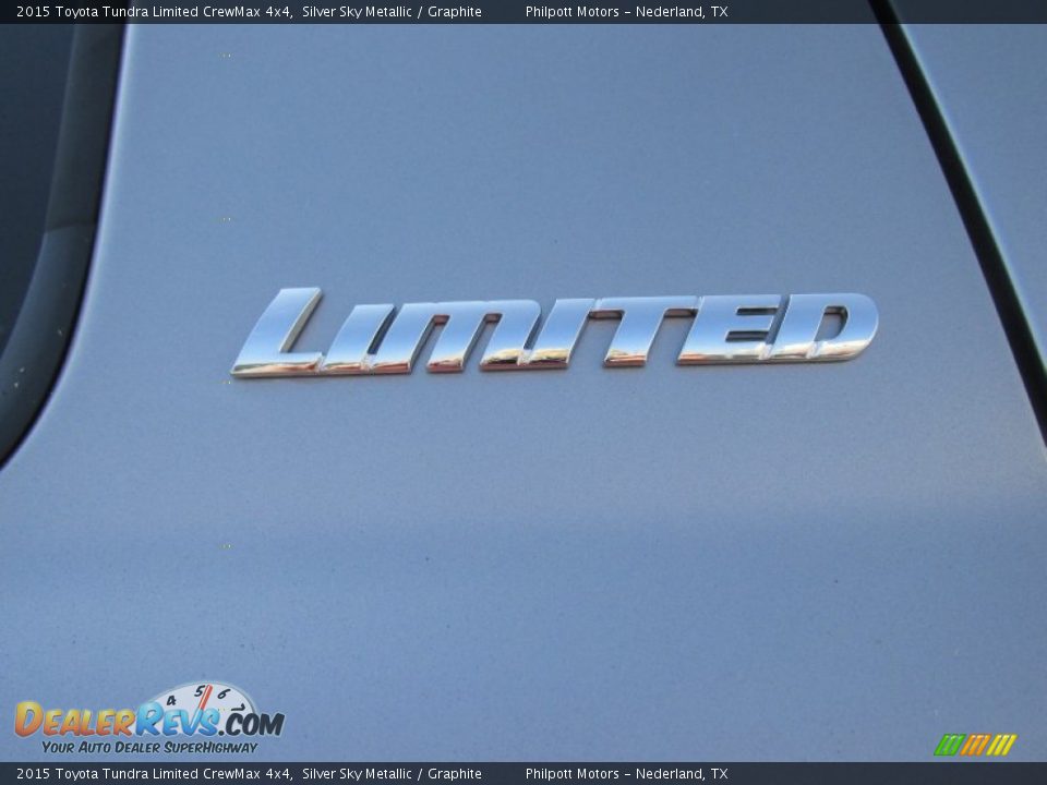 2015 Toyota Tundra Limited CrewMax 4x4 Silver Sky Metallic / Graphite Photo #16
